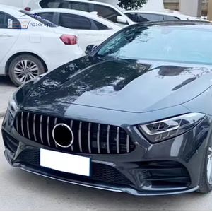Parrilla frontal ABS estilo GT para Mercedes Benz C257 <span class=keywords><strong>CLS</strong></span> clase 300 450 <span class=keywords><strong>500</strong></span> Facelift a rejilla <span class=keywords><strong>AMG</strong></span> - Product Image 3