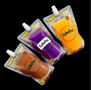 Gravure personnalisée imprimée sacs à boisson transparents en PE de qualité alimentaire sachets à bec anti-fuite pour l'emballage du lait et de la gelée - Product Image 6