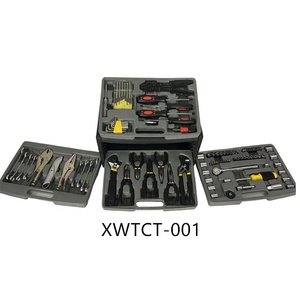 Boîte à outils portable à 4 tiroirs, 99 pièces, personnalisable, en acier au carbone, pour petites pièces, à manivelle, prise en charge par le fabricant - Product Image 6
