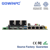 Carte mère industrielle ITX fine Intel I5-8250U I7-7500U I7-8550U Quad GbE LAN Watchdog WOL PXE pour pare-feu de sécurité réseau