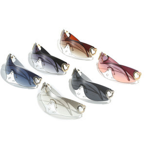 Lunettes de soleil monobloc <span class=keywords><strong>tendance</strong></span> Y2K européennes et américaines <span class=keywords><strong>2022</strong></span>, nouvelles lunettes de célébrité d'Internet pour femmes, lunettes transfrontalières - Product Image 4