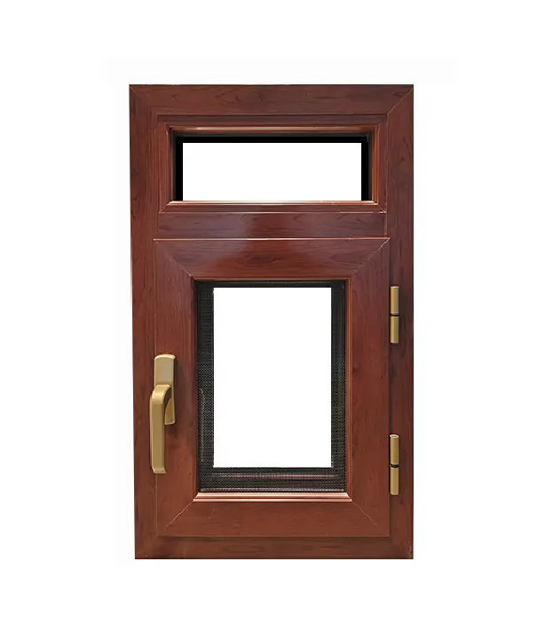 RG115 Casement Window Upper Fixed Window with Screen Window Frame Aluminum Alloy Heat Protection Double Glass Casement Windows