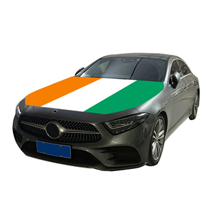Côte d'ivoire National voiture capot couverture drapeau voiture moteur couverture drapeau en gros personnalisé élastique tissu usine vente directe - Product Image 2