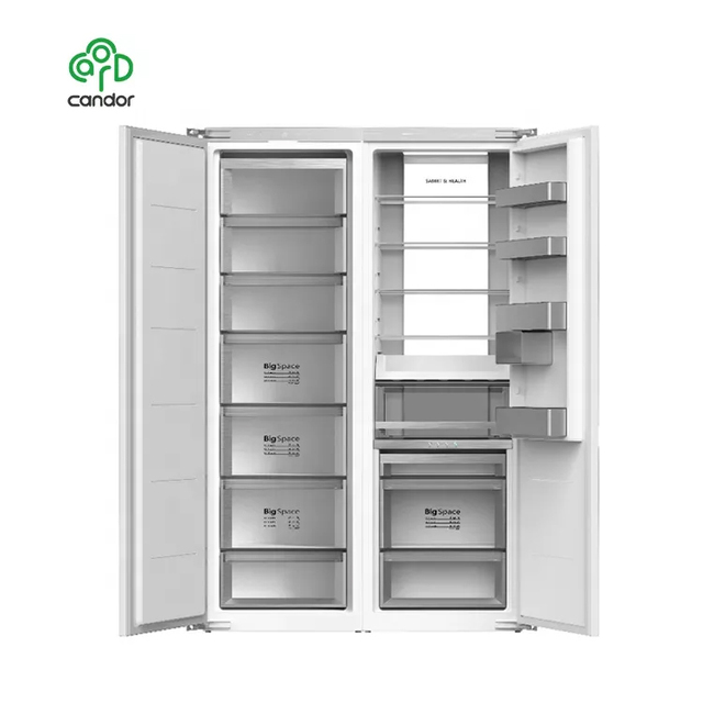 For Candor 276L Freezer/308L Fridge 1770(H) *556(W)*545(D) mm Built-in Stainless Steel Home Kitchen Refrigerator Freezer for