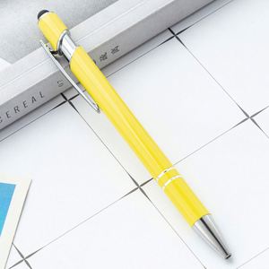 Stylo bille publicitaire en plastique sérigraphié avec logo et slogan personnalisés, promotion en gros Imaiwill B-01 - Product Image 1