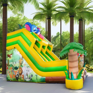 Equipo de Entretenimiento al Aire Libre Dongyuan, Trampolín Inflable, Casa de Brinco con Tobogán, Material de PVC, <span class=keywords><strong>Castillo</strong></span> Personalizable - Product Image 3