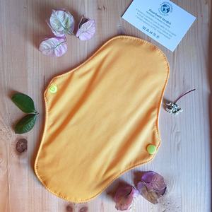 แผ่นอนามัยแบบซักได้ Laboratorio Sostenibile สำหรับใช้กลางวัน ผ้าอนามัยแบบใช้ซ้ำได้ ไม่มีปีก ป้องกันการรั่วซึม สีพื้น - Product Image 1