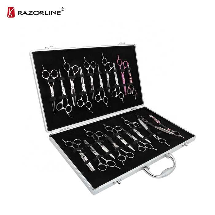 Suzhou AK19 Modell Japan 440C Stahl Blume Gravierte Professional Hair Schneiden Schere Kit
