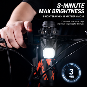Phares LED pour vélo en fibre de carbone, résistants aux chocs, étanches, anti-éblouissement, suspension, éclairage pour vélo de route - Product Image 2