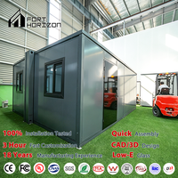Maisons conteneurs faciles à assembler, maisons préfabriquées modulaires, villas de vacances, maison conteneur 10 pieds 40 pieds