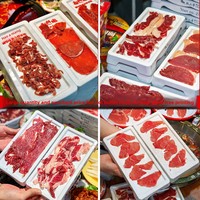 Assiette de service rectangulaire empilable en mélamine écologique BST de qualité alimentaire pour plateau de viande, idéale pour les restaurants de bœuf et les plats chauds