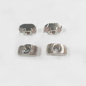 Écrous en T standard européens et chinois, écrous carrés en forme de bateau, en tailles 20, 30, 40, 45 mm, en acier nickelé - Product Image 4