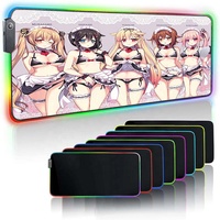 Tapis de souris Sexy Anime nu pour filles, tapis de souris Sexy avec gros fesses et poitrine, ordinateur Gamer antidérapant, tapis de bureau XXL, tapis d'ordinateur portable, clavier, tapis de bureau