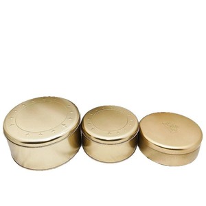 Eco-Friendly Custom Luxury Printed Round Tinplate Cookie Candy Storage Box For Gift Coffee <strong>Tea</strong> Packaging Food Grade Cookie Tin - Product Image 2