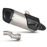 Silencieux d'échappement R1200GS pour BMW R1200ADV R1250GS R1250ADV 1200GS 1250ADV 2013-2023, tube de raccordement pour échappements de moto