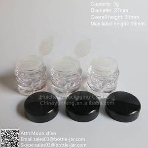 Conteneur vide en plastique pour poudre libre 3G - Product Image 3
