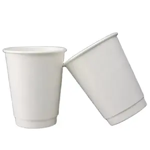 Factory New Products 8oz 12oz 16oz 24oz Hot Drinks Disposable Custom Logo Coffee Double Wall Paper Cup