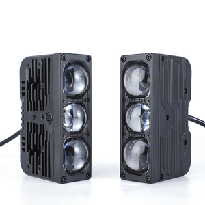 Luces LED S3P de 95 Vatios, Súper Brillantes, para Parrilla Delantera de Auto, Todoterreno, 6000K 3000K, <span class=keywords><strong>Bi</strong></span>-LED, Tres Lentes - Product Image 1