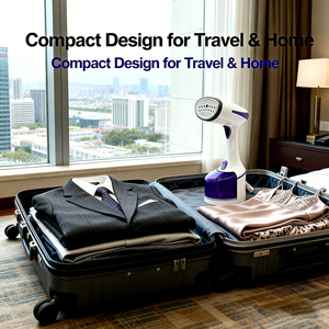 Garment <strong>Steamer</strong> <strong>Set</strong> Handheld Portable Steam Iron for Clothes Vertical &amp; <strong>Mini</strong> <strong>Steamer</strong> Electric Home Travel - Product Image 4