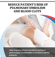 Bas de contention anti-embolie de qualité médicale 18-23 mmHg, en nylon tricoté, pour la récupération post-chirurgicale