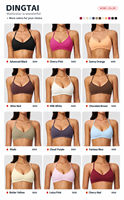 Ensemble de yoga brossé rembourré à col halter pour femme, soutien-gorge de sport et leggings longs à effet ventre plat et rehausseur de fessiers, séchage rapide et respirant