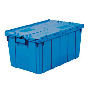 Hochwertige industrielle Kunststoff-Aufbewahrung kiste Kunststoff-Umzugs karton mit Deckel Kunststoff-Umhängetasche - Product Image 6