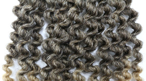 Nouveautés en gros : Extensions de cheveux synthétiques bouclés pour tresses, style Cuban Mambo Twist, pour déesses blondes, à micro-boucles, pour crochet, effet faux riz - Product Image 3