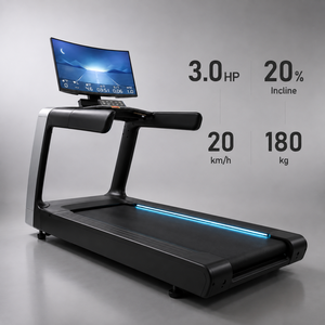 Caminadora Comercial Motorizada de Alta Resistencia con Pantalla de 32 Pulgadas y Función de Duplicación de Pantalla, Máquina de Caminata Profesional para Gimnasios y Centros de Fitness - Product Image 3