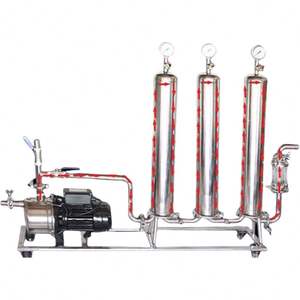 เครื่องกรองสุราอัตโนมัติใหม่สำหรับวิสกี้ ไวน์ขาว และเหล้า  ทำจากสแตนเลสเกรดอาหาร 304 พร้อมเมมเบรนกรองแบบไมโครพอรัส ขนาด 0.1 ไมครอน - Product Image 3