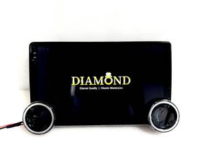 Kim cương 10.1inch phổ Android âm thanh tự động GPS xe đài phát thanh đôi Knob không dây Carplay DSP 1k/2K QLED xe DVD chơi Android - Product Image 4