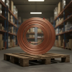 Copper Alloy Pancake Coil <b>Pipe</b> Flexible Tube with Bending for <b>Air</b> <b>Conditioning</b> 0.6-0.8mm Thickness - Product Image 6