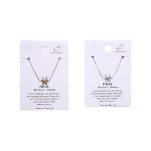 Tobillera de acero inoxidable con colgante de Piscis para mujer, joyería de moda, pulsera con dije del zodiaco - Product Image 2