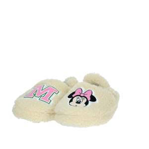 Disney Minnie Mouse Girls Winter Slippers Beige Fuzzy <b>Soft</b> Indoor Wear - Product Image 6