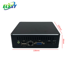 ELSKY NANO <span class=keywords><strong>Mini</strong></span> Pc Win10 avec CPU Skylake 6th Gen Core I3 Carte Mère 6100U Realtek RJ45 LAN VGA HD_MI EDP N67 - Product Image 2