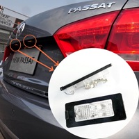 Lumière de plaque d'immatriculation 56D943021 compatible avec VW Passat Lavida Skoda Octavia Superb Yeti Fabia Touran, lampe de plaque d'immatriculation de voiture