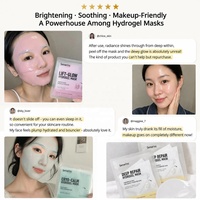 Masque Hydrogel Réparateur Profond et Hydratant au Riz Fermenté, Céramide Prébiotique, Nourrissant, Beauté, Marque Blanche, Étiquette Privée