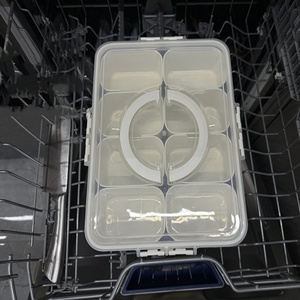 Boîtes et bacs de rangement en plastique avec couvercle réfrigérateur-compatible pour la conservation des aliments, idéaux pour fruits et poissons en cuisine - Product Image 3