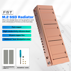 Dissipateur thermique M.2 2280 Nvme Ssd à contact <span class=keywords><strong>direct</strong></span>, en cuivre pur, pour NGFF PCI-E NVME M.2 2280 SSD - Product Image 6