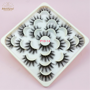 Abestyou卸売15 MM 3Dミンクまつげフルストリップラッシュ包装箱付きプライベートラベルベンダー - Product Image 6