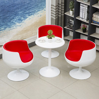 Combinaison Table et Chaises pour Zone de Loisirs, Chaise de Réception Moderne Simple et Personnalisée, Chaise Pivotante Créative Nordique pour Cave à Vin