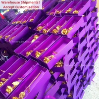 Hot 24k Or Rose Fleur Avec Boîte Cadeau De Luxe Excellente Idée Cadeau pour Maman Femmes Cadeaux D'anniversaire Artificielle Golden Rose
