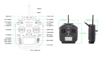 RadioMaster TX12 MKII 16CH Transmetteur OpenTX EdgeTX Hall Gimbals Multi Module ELRS Compatible Télécommande pour Drone RC