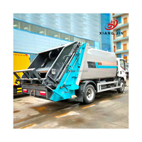 Camion de compression des déchets à moteur diesel de grande capacité avec pompe, respectueux de l'environnement, pour le recyclage