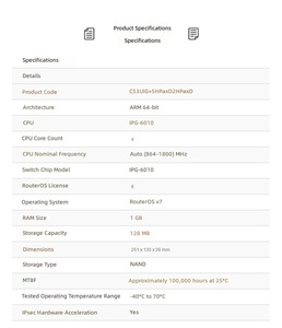 Router <span class=keywords><strong>WiFi</strong></span> 6 Mikrotik HAP <span class=keywords><strong>Ax3</strong></span> C53UiG+5HPaxD2HPaxD AX3000 con Puerto 2.5G PoE RouterOS Venta al por Mayor - Product Image 4