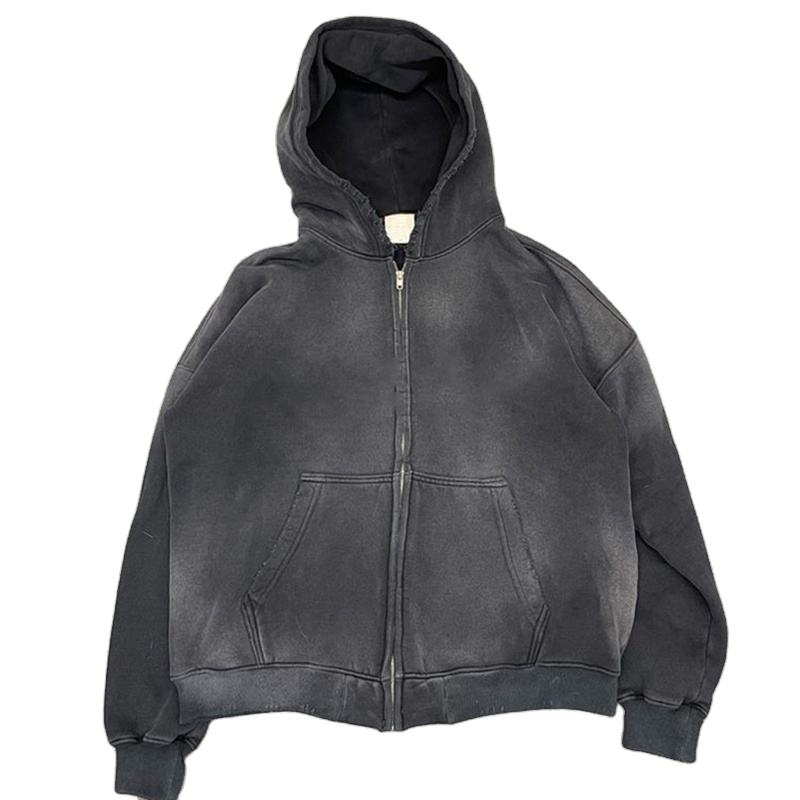 トップス SECRET Double Zip Hoodie Black Size:S ESSENTIAL BOXY DOUBLE ZIP - VINTAGE BLACK – DRMERS CLUB