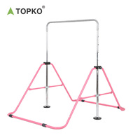 Barres de traction réglables TOPKO pour usage domestique, barres horizontales intérieures pour enfants, barres de gymnastique portables pliables, barres de fitness