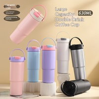 Mug Perjalanan Stainless Steel Kustom 30OZ Vakum Terisolasi Tutup Minuman Ganda Hadiah Promosi untuk Acara Perusahaan Hadiah Karyawan