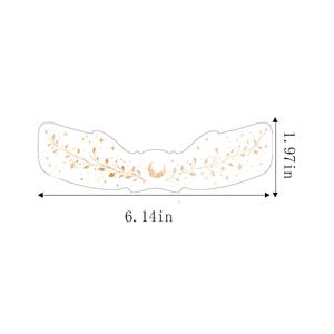 Pegatinas <span class=keywords><strong>de</strong></span> tatuaje temporal <span class=keywords><strong>de</strong></span> pecas a prueba <span class=keywords><strong>de</strong></span> agua a prueba <span class=keywords><strong>de</strong></span> sudor, diseño <span class=keywords><strong>de</strong></span> rosa <span class=keywords><strong>de</strong></span> sello caliente <span class=keywords><strong>de</strong></span> larga duración para crear varios looks <span class=keywords><strong>de</strong></span> maquillaje - Product Image 6