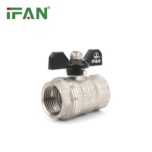 IFANボールバルブ長いハンドルねじ真鍮製 - Product Image 4