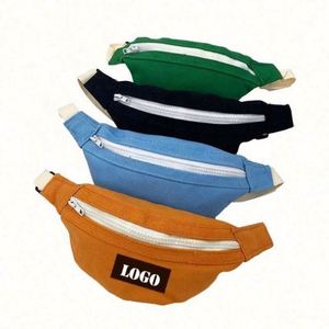 Sac banane bandoulière personnalisé en polyester brodé multicolore, imperméable avec fermeture éclair, idéal pour le voyage, le sport et la course à pied - Grande Vente - Product Image 1